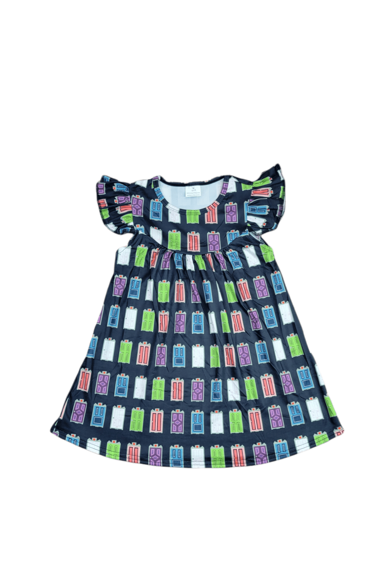 Monster Doors Milk Silk Flutter Dress