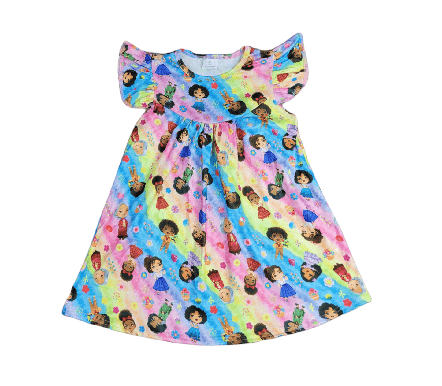 Miracle Family Milk Silk Flutter Dress