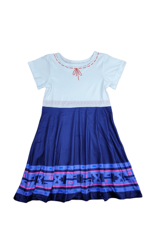 Strong Sister Milk Silk Dress