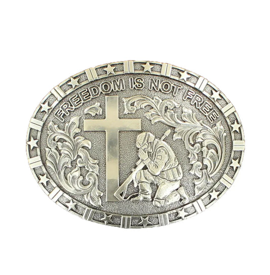 Nocona Military Prayer - Belt Buckle