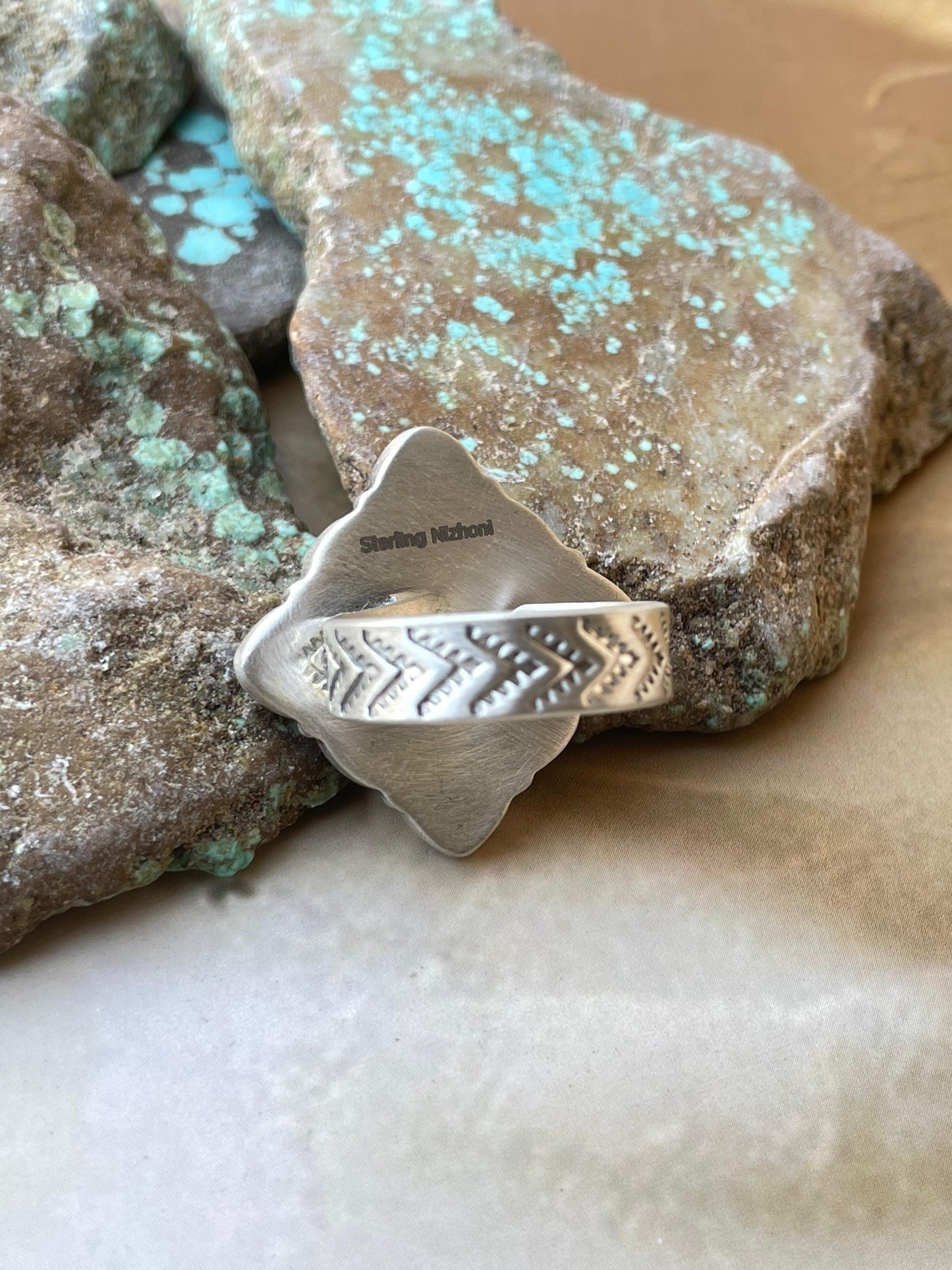 Beautiful Handmade Dahlia Rose And Sterling Silver Adjustable Ring