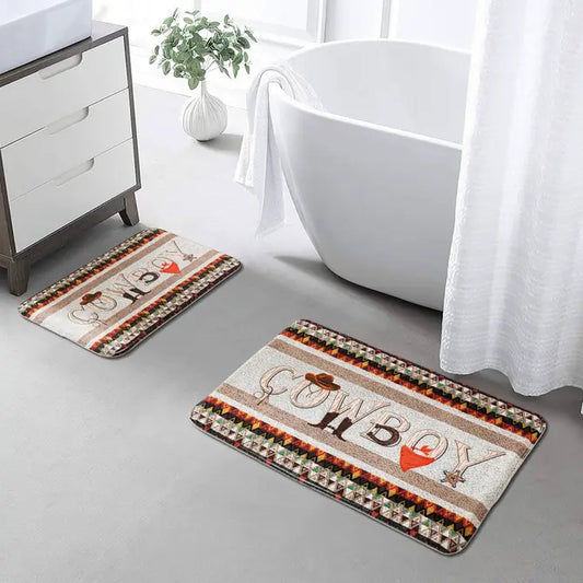 Western 2pc Bath Mat