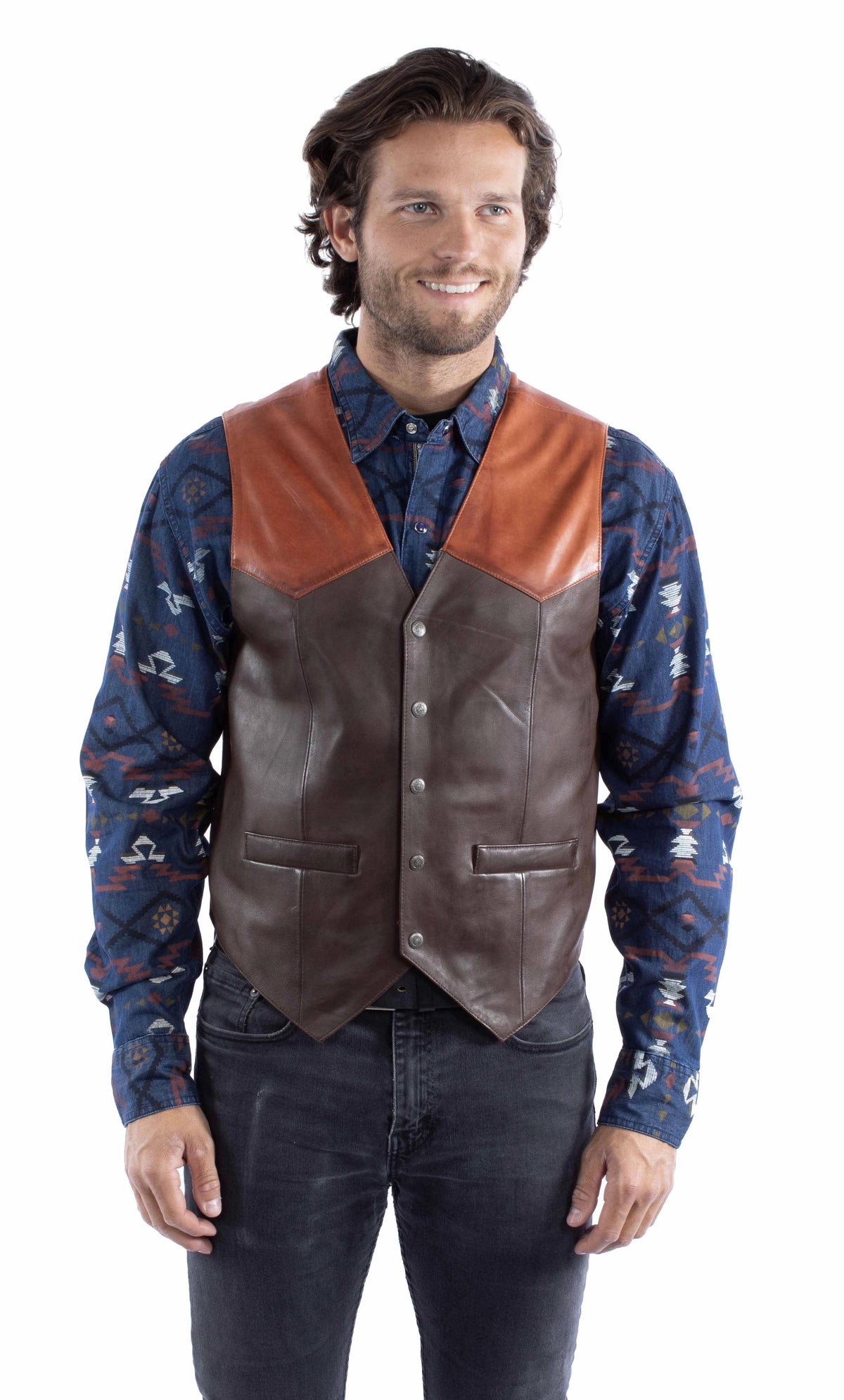 Scully Open Range (507 Leather) – Men's Vest