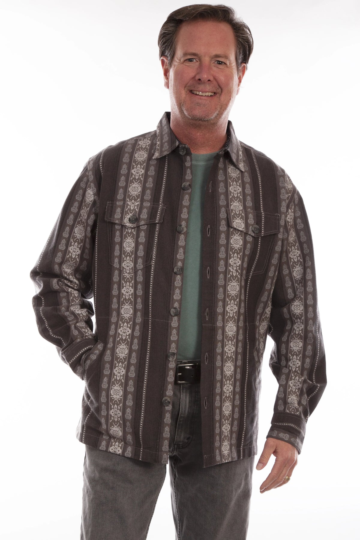 Scully Ridgeview - Men's Western Flannel Shirt Jacket