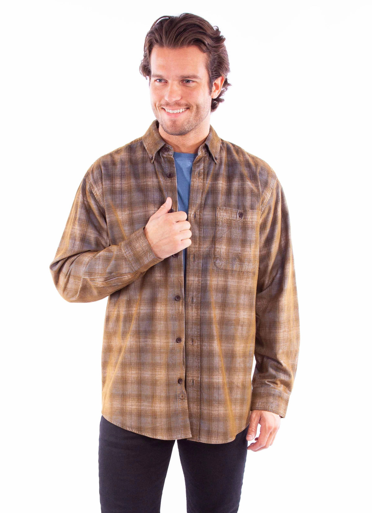 Scully Summit Trail - Men's Western Flannel Shirt Jacket