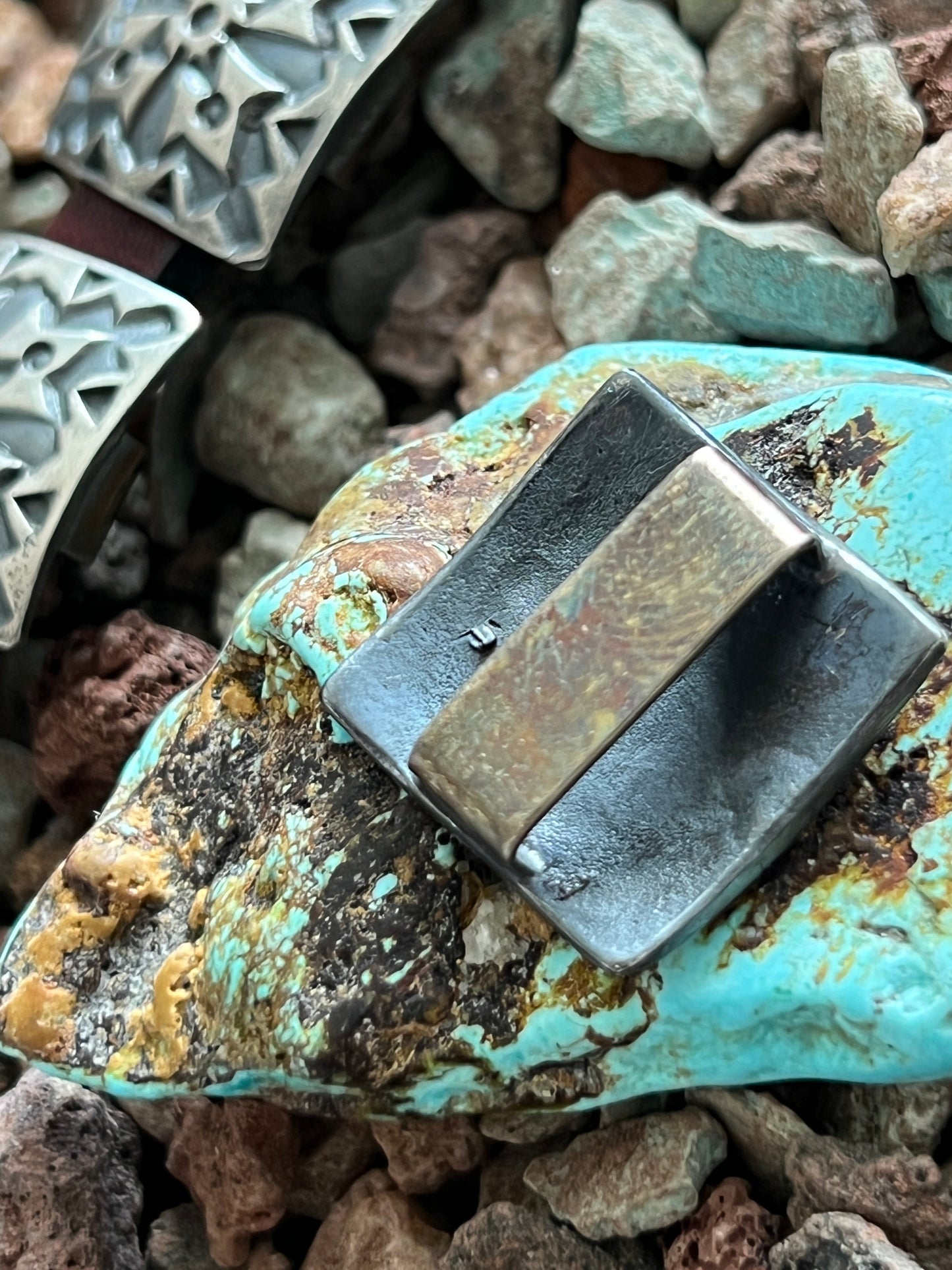 Sterling Silver Concho Slide, The Hayseed