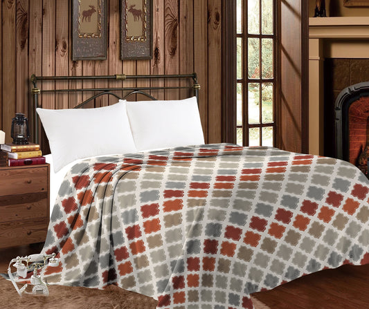 Mosaics - MIA King Throw Blanket