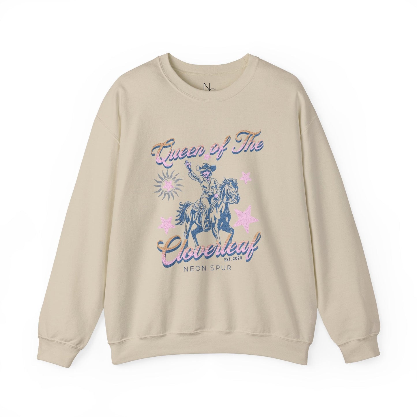 Queen of The Cloverleaf Crewneck Sweatshirt