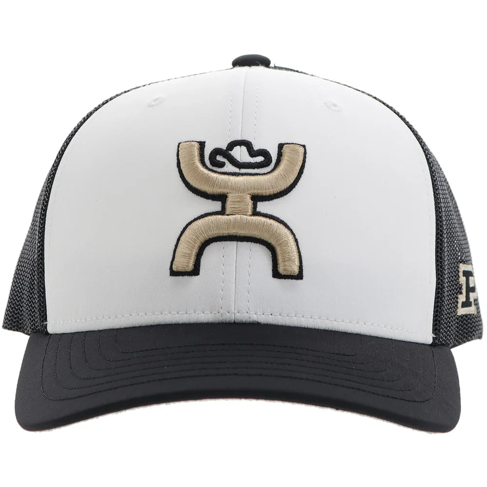 HOOey Purdue University  (Black/White/ Gold) - Trucker Cap