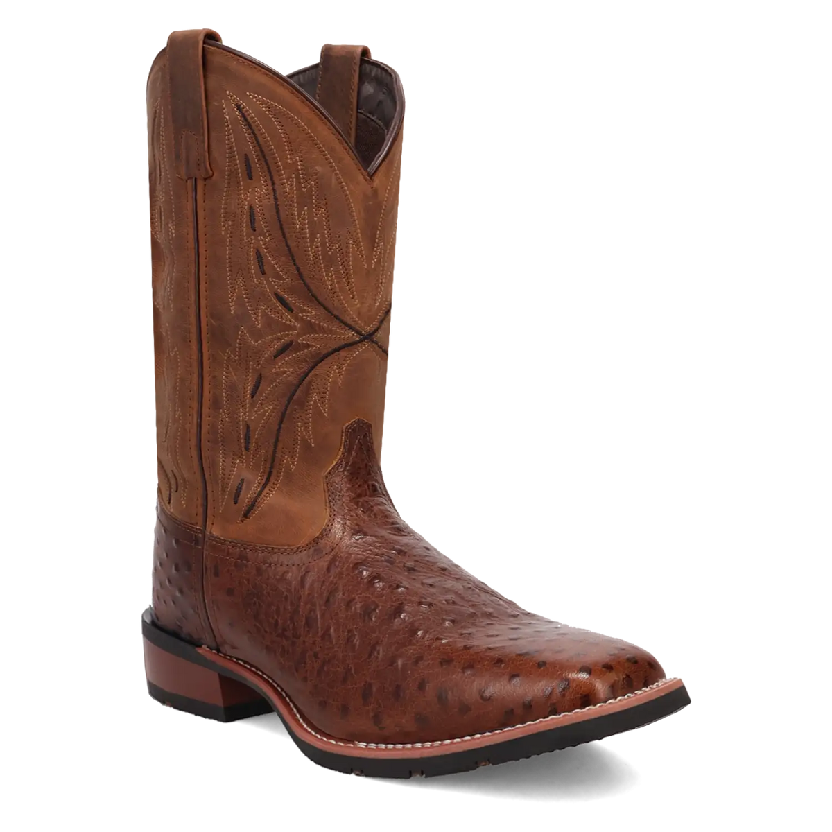 Laredo Stride - Men's Ostrich Leather Cowboy Boots