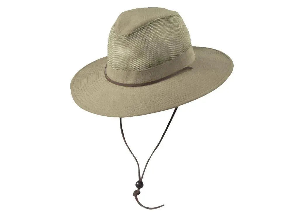 Dorfman Pacific Traveler - Canvas Outback Fedora Hat