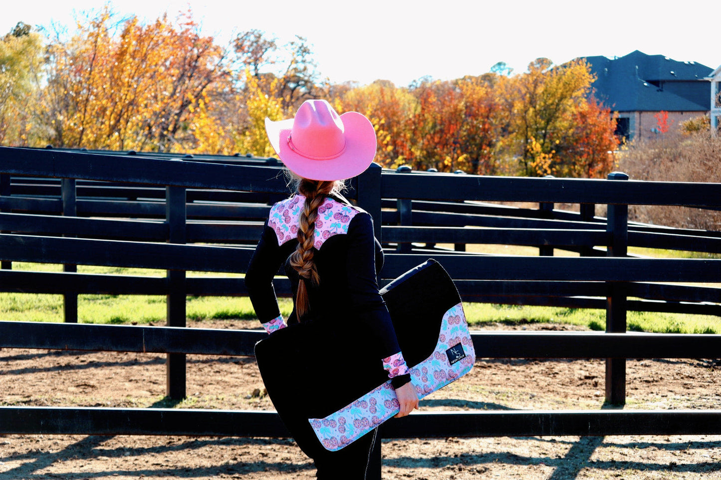 Cherry Groove Wool Saddle Pad *Sample Sale*