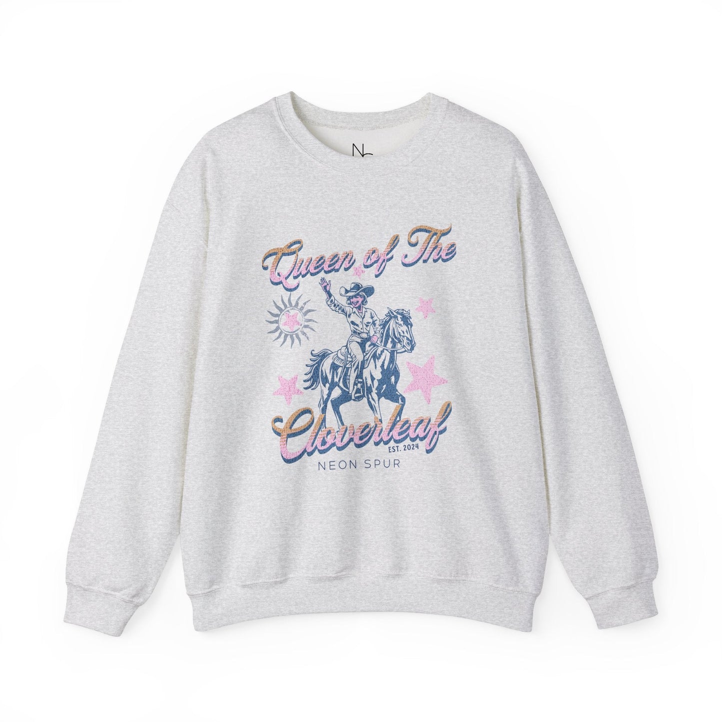Queen of The Cloverleaf Crewneck Sweatshirt