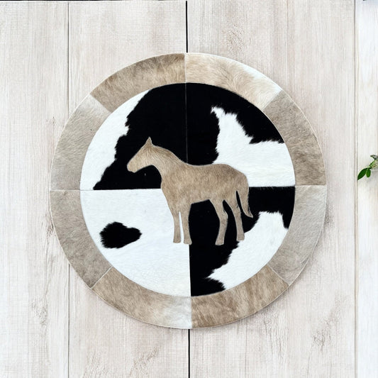 Quarter horse cowhide Rug