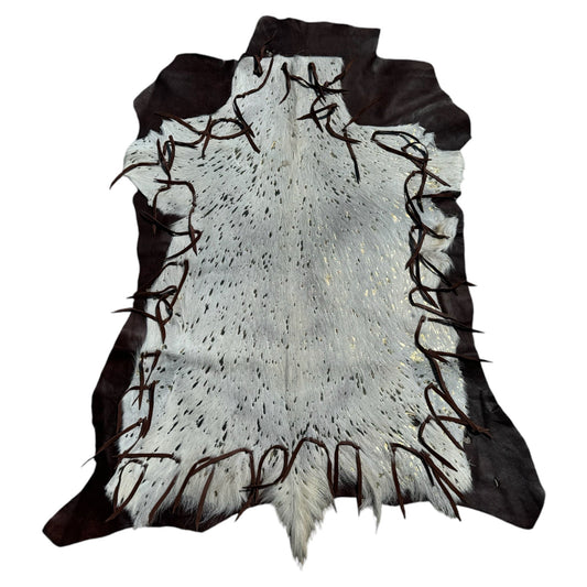 Leather & Fringe Goat hides - Gold