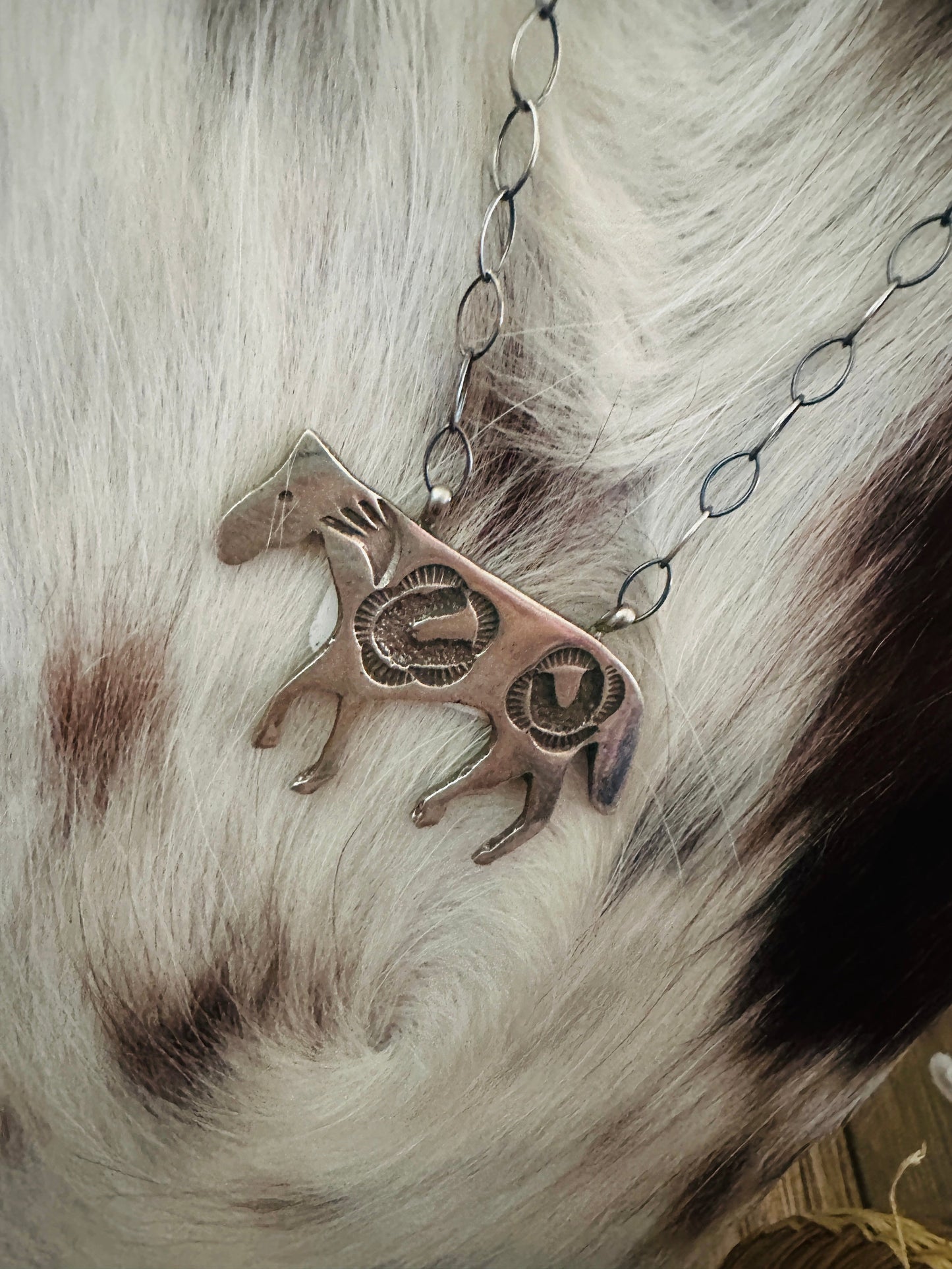 Handcrafted Sterling Silver Horse Necklace