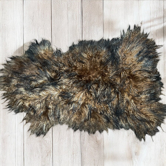 3x2’ Brown Icelandic Angora hide