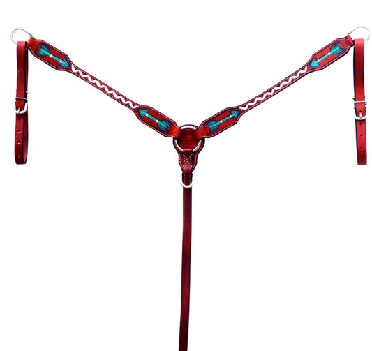 Western Leather Breast Collar