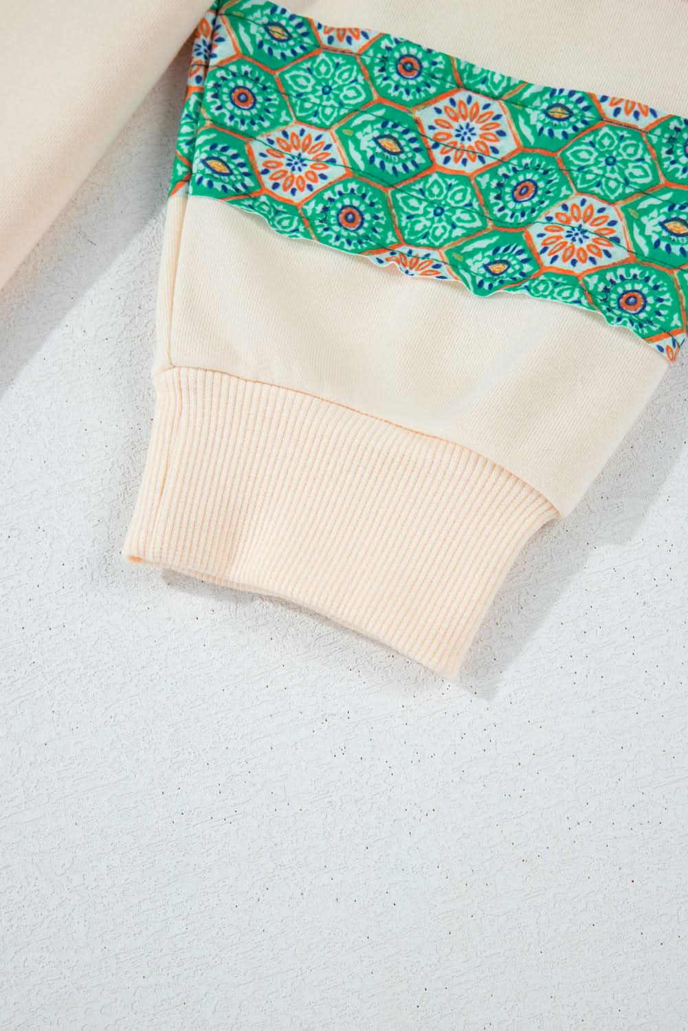 Love Salve: Plus Size Patchwork Sweatshirt