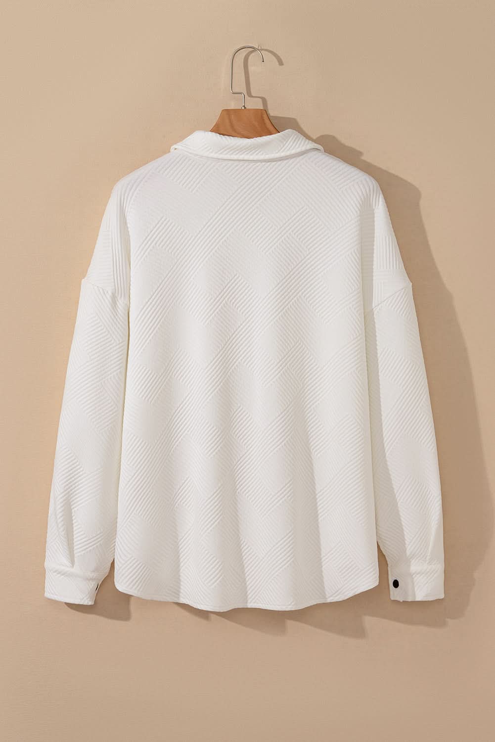 Love Salve: Plus Size Textured Jacket