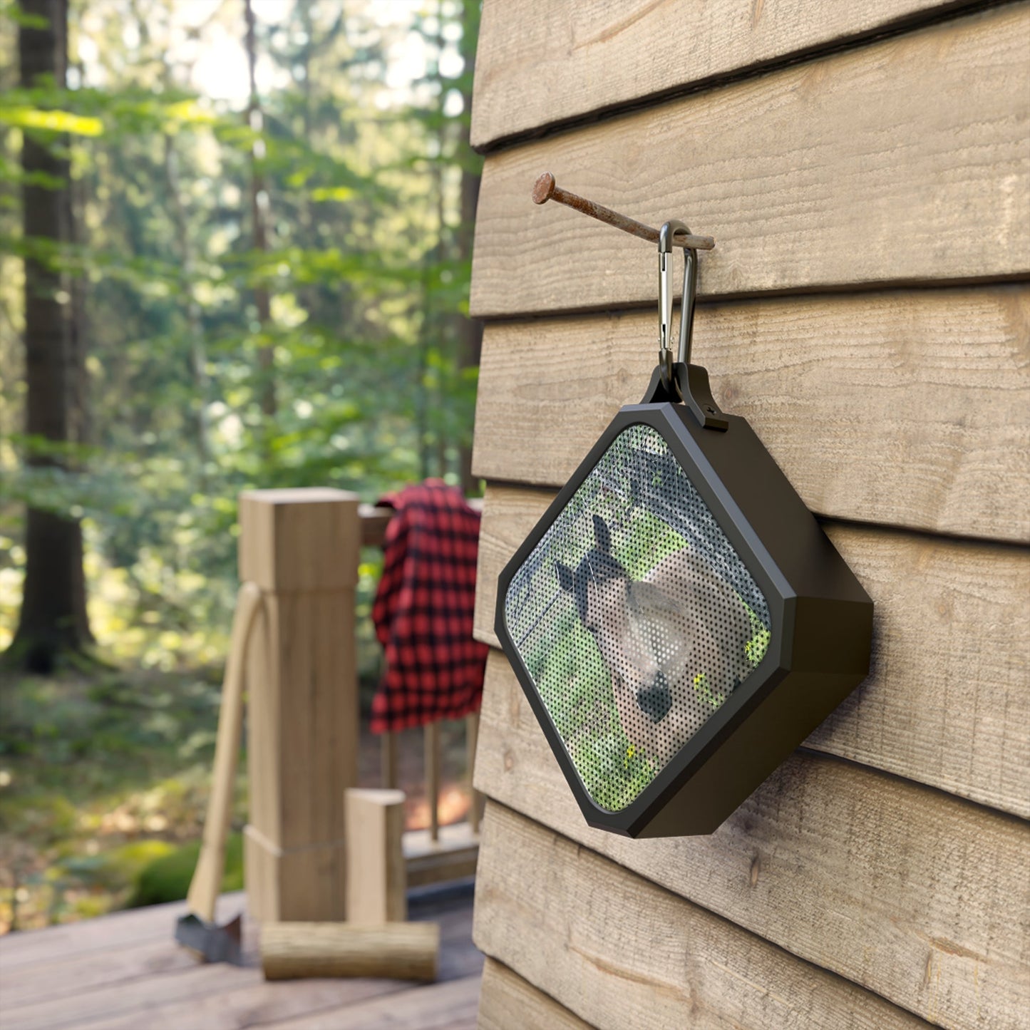 Custom Pet Photo Bluetooth Speaker, Waterproof Outdoor Speaker with Clip, Personalized Gift for Pet Lovers, Horse Girls, Dog Moms, Animal