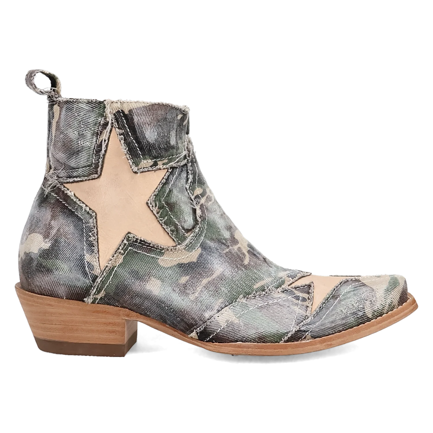 Dan Post Stardust - Women's Denim Cowgirl Booties