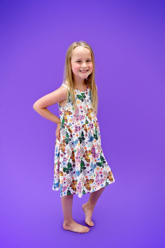 Spread Your Wings and Fly Milk Silk Racer Back Tank