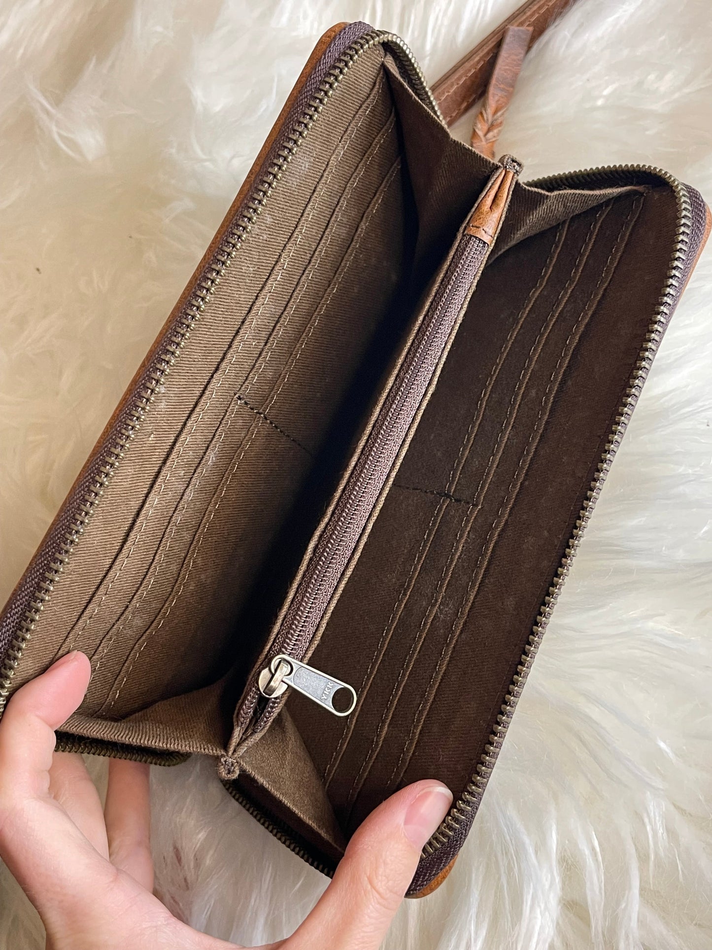 Tooled Turquoise Wallet - SALE
