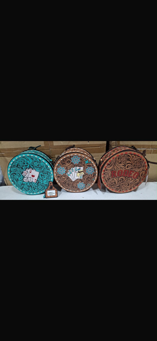 Genuine Leather Canteen Purses