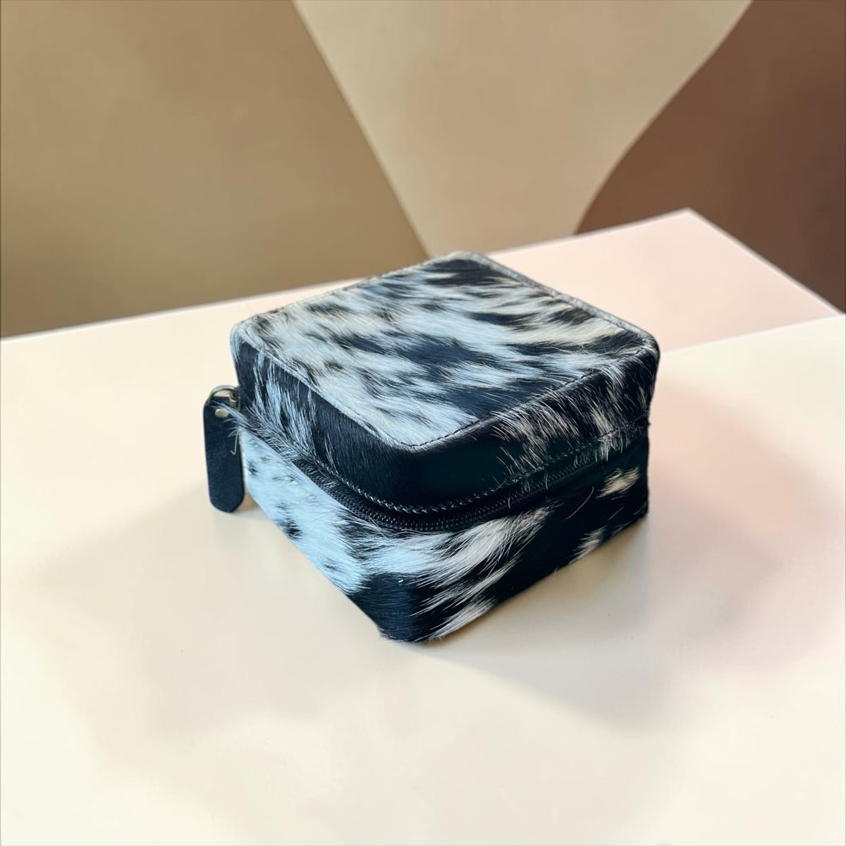 ALL COWHIDE JEWELRY BOX