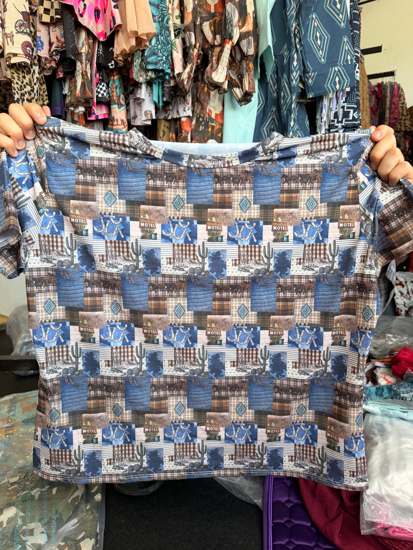 Lucky & Blessed Western Shirt
