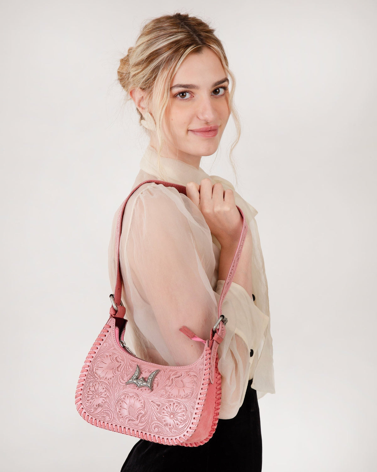 Loyal West Dannia Medium Purse in Pink