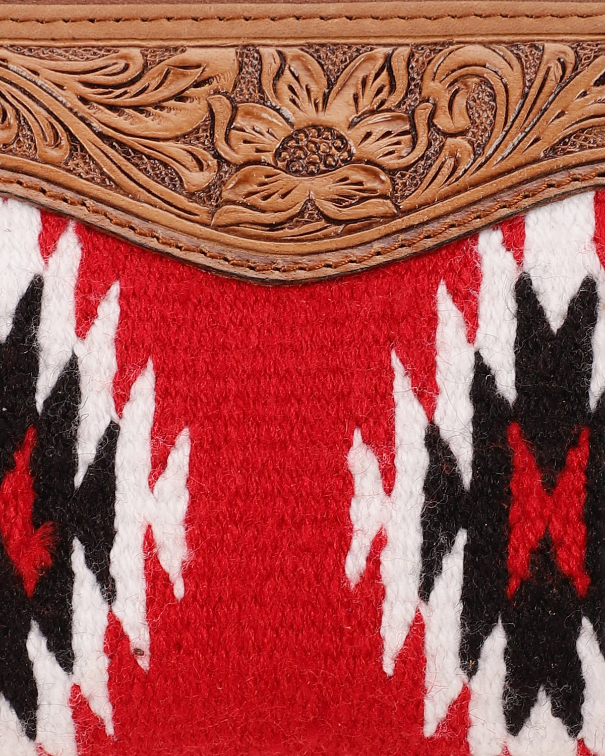 Loyal West Gloriana Mini Purse Red Wool And Calfskin