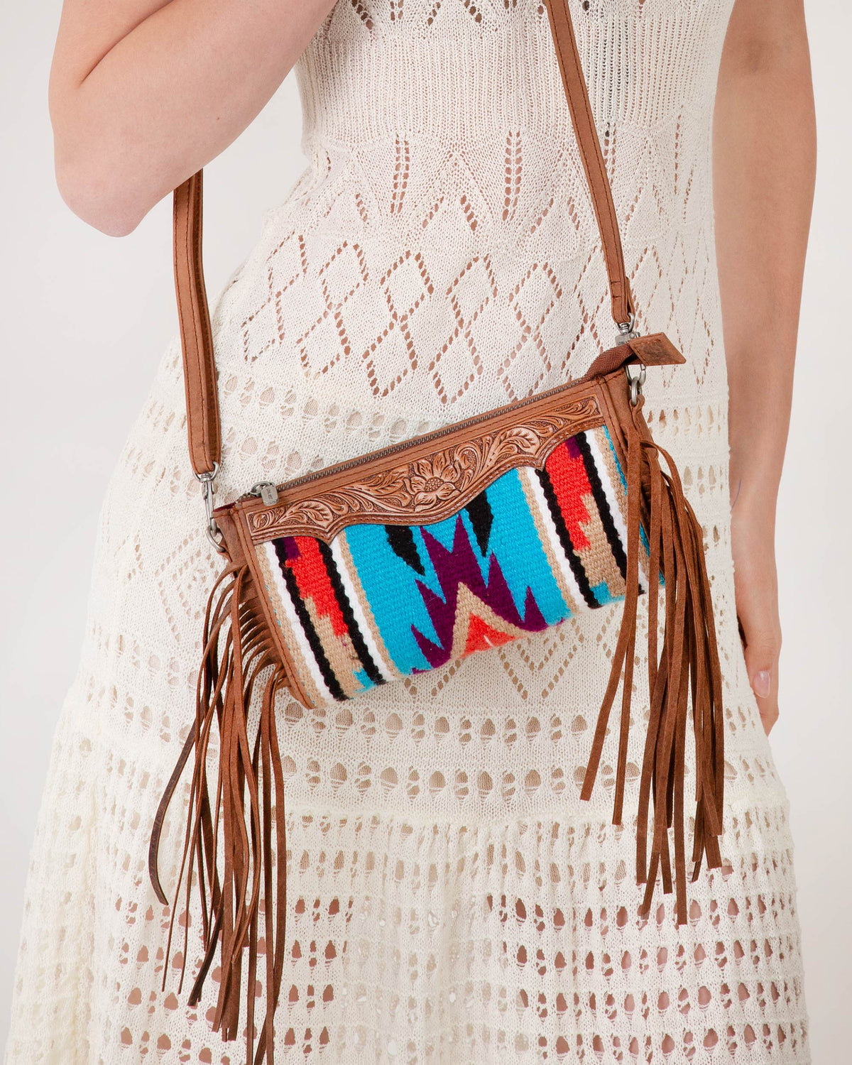 Loyal West Gloriana Mini Purse Turquoise