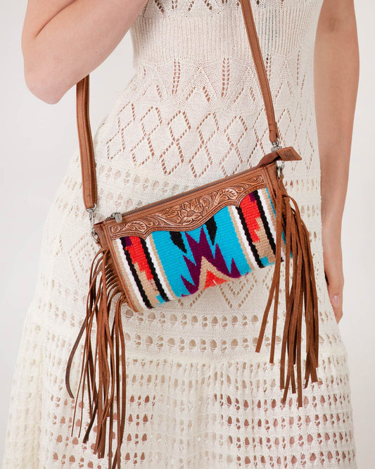 Loyal West Gloriana Mini Purse Turquoise