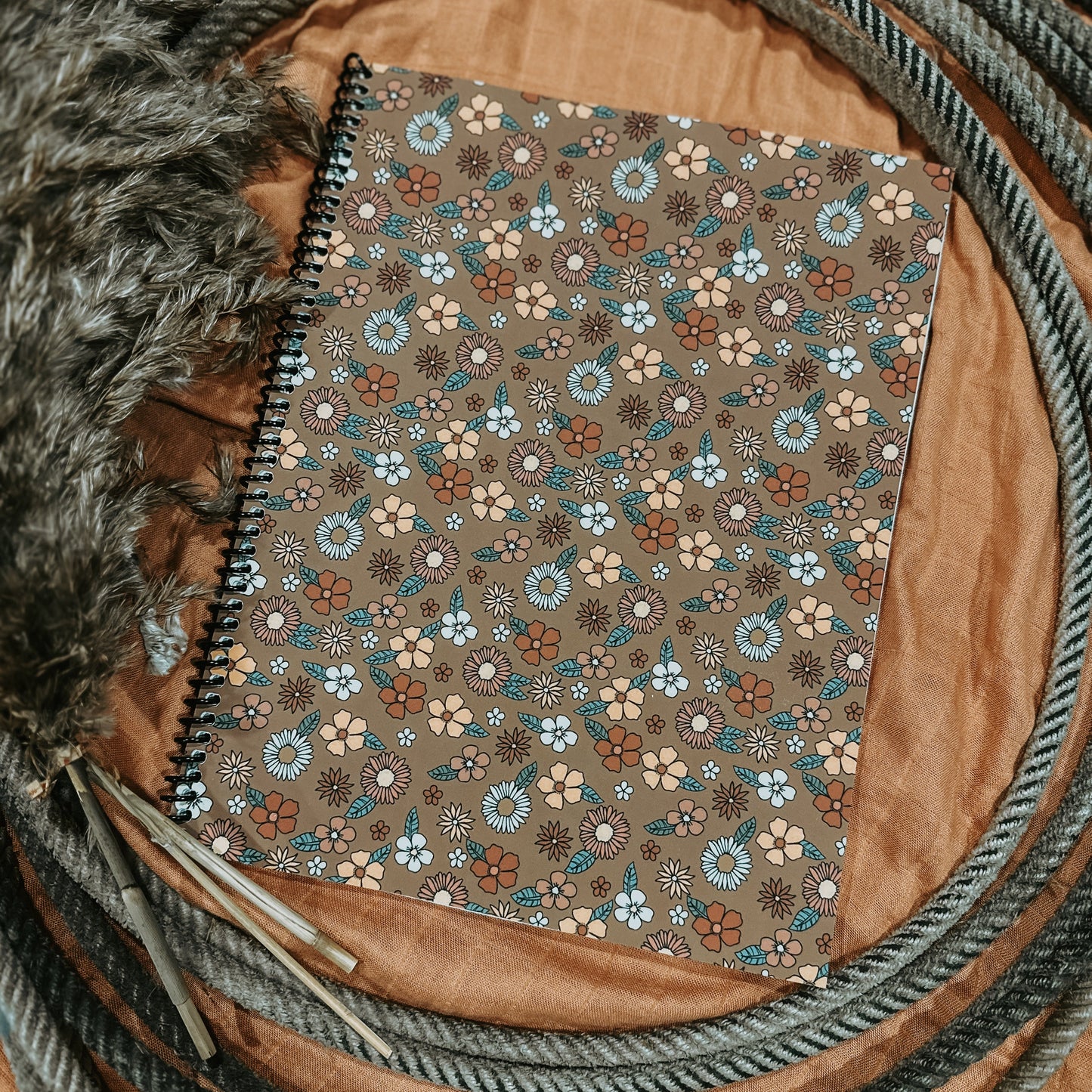 Floral Lined Notebook