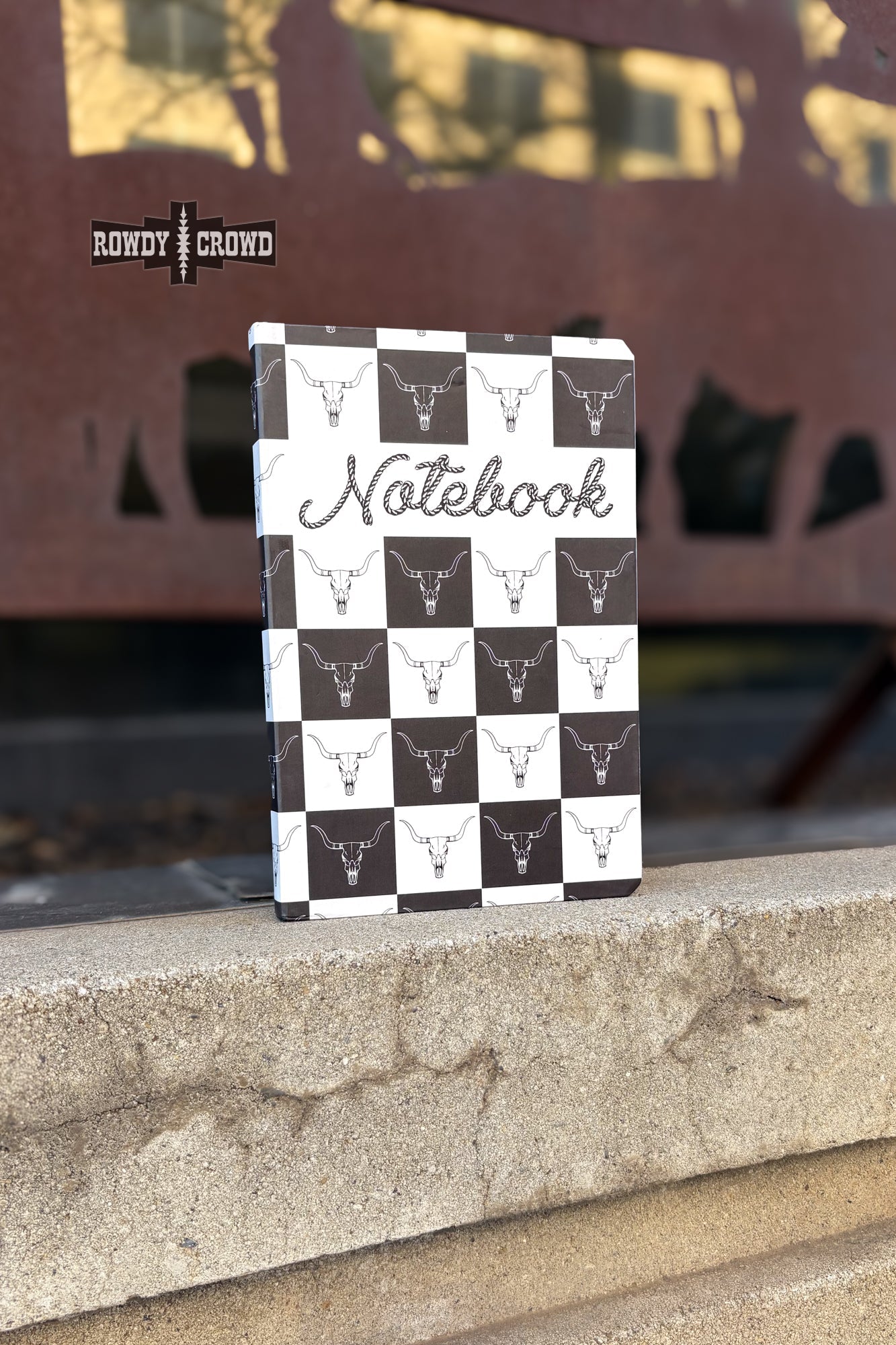 DS Checkered Skull Notebook