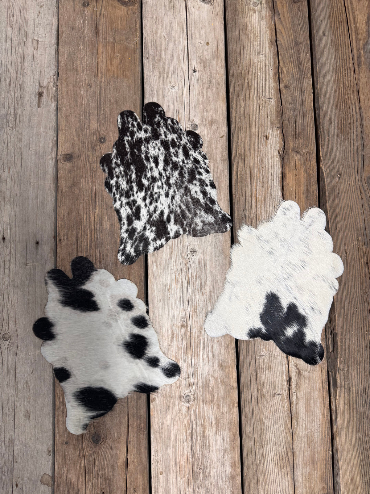 Small Cowhide Cutouts