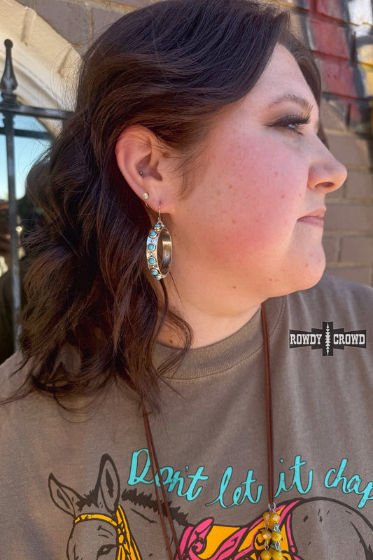 DS Montana Turquoise Hoops