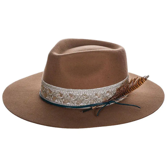 Justin Jessie - Wool Felt Fedora Hat