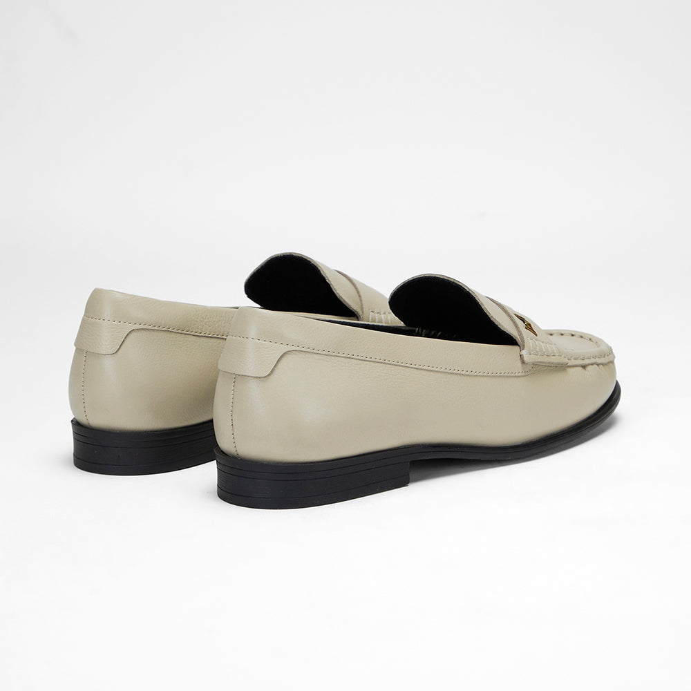 Loyal West LEATHER LOAFERS - WHITE