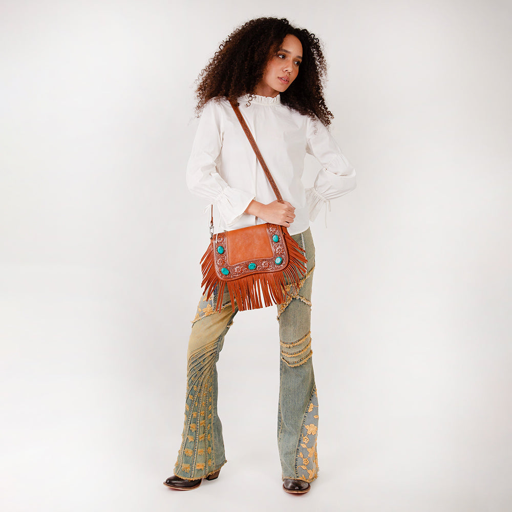 Loyal West Boho Medium Tassle Bag