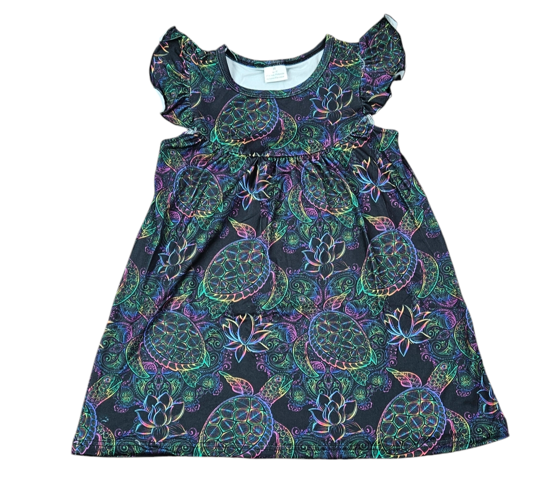 Neon Turtle Oops Milk Silk Flutter