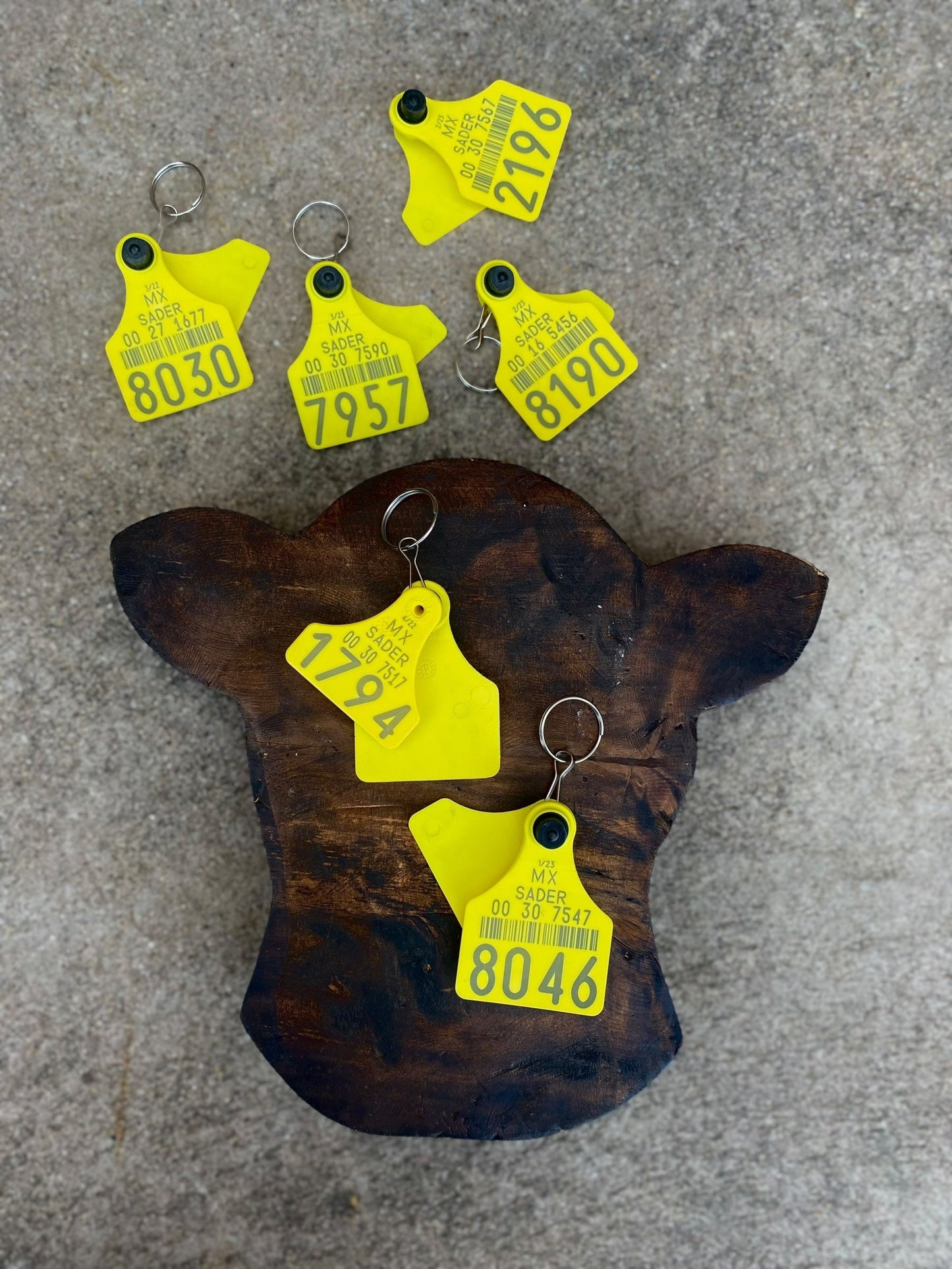 Cowtag Keychain