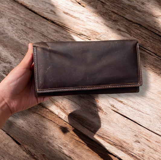Classic Rustic Leather Women's Wallet