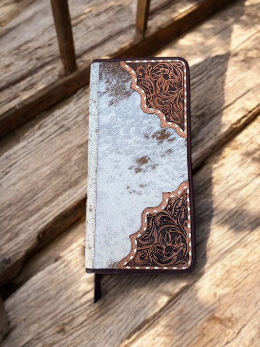 Jewelry Wallet Cowhide & Tooled