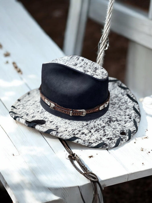Western Hat Band Cowhide