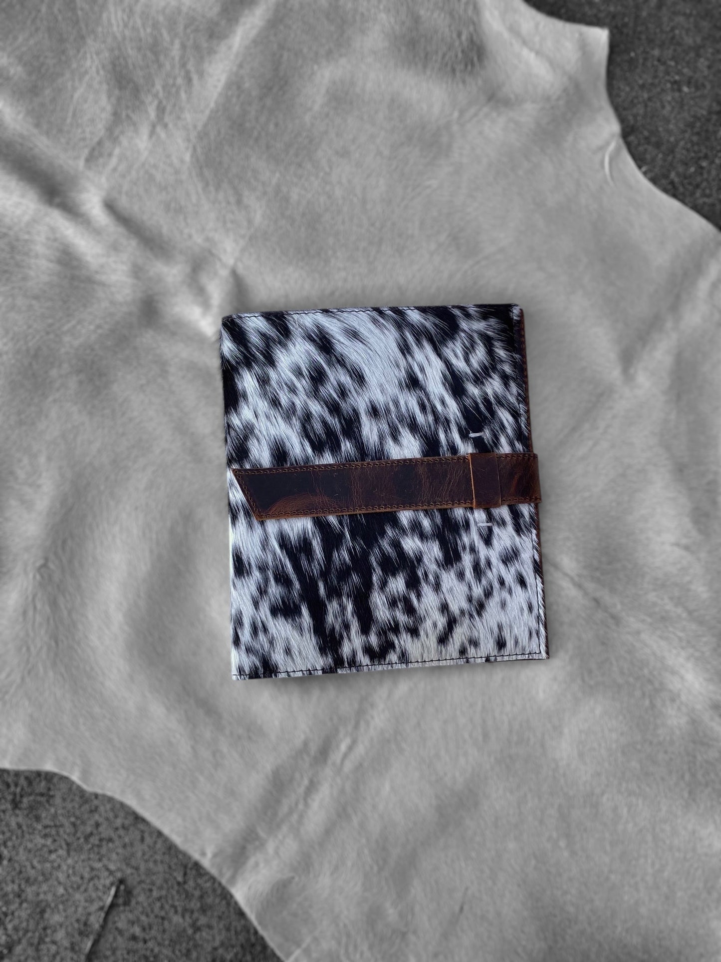 Cowhide Book Cover