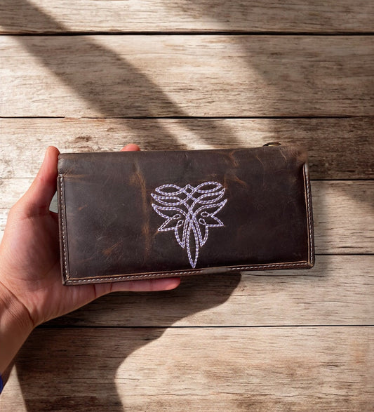 BootStitch Rustic Leather Women's Wallet