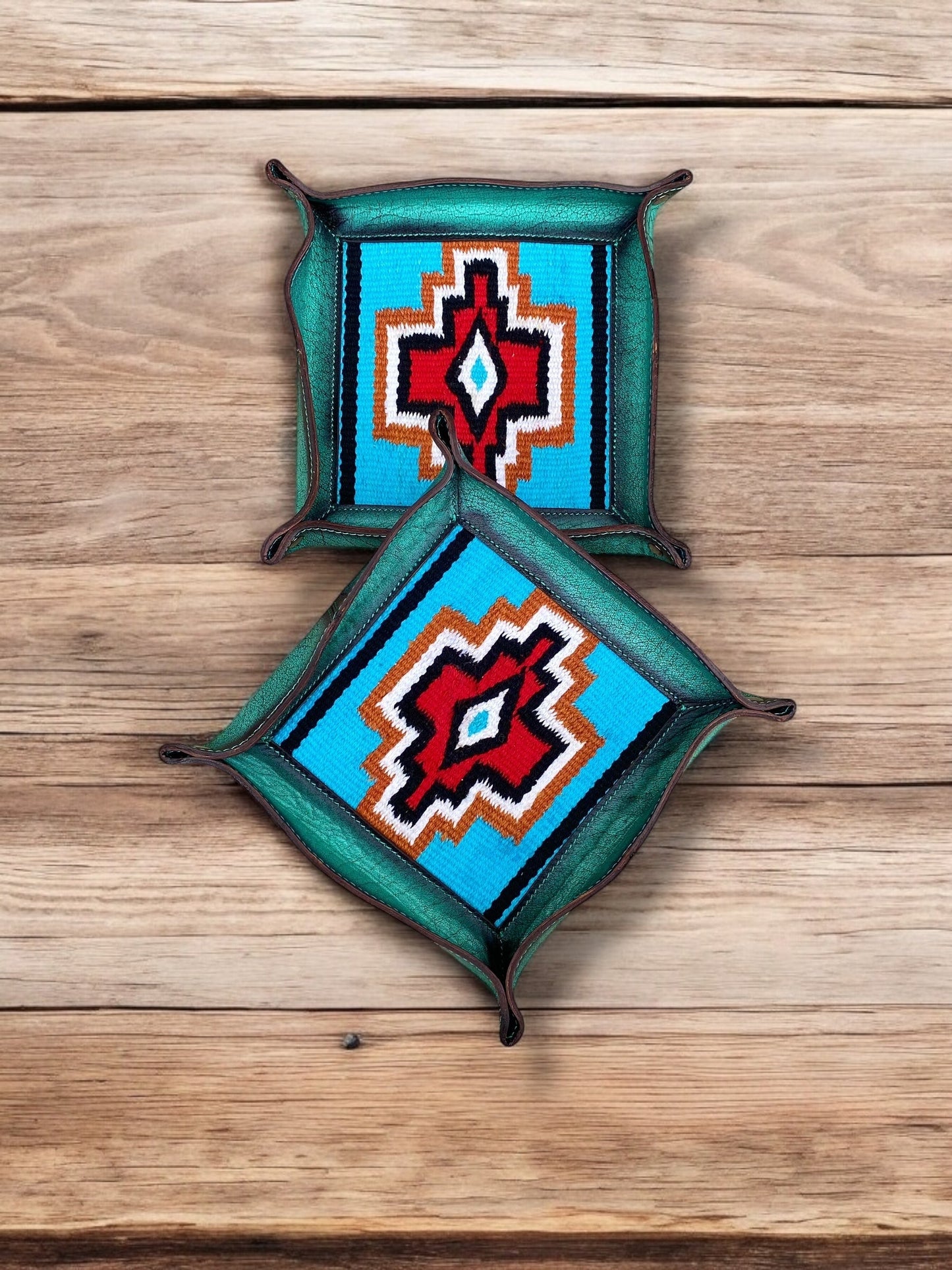 Mini Tray Turquoise Saddle Aztec
